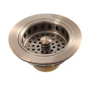 Kingston Brass Made To Match 3-1/2" Basket Strainer Antique Copper