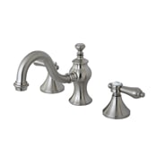 Kingston Brass Bel-Air 1.2 GPM Widespread Bathroom Faucet with Pop-Up Drain Assembly Brushed Nickel