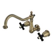 Kingston Brass Duchess Wall Mounted Tub Filler Antique Brass