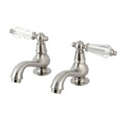 Kingston Brass Wilshire 1.2 GPM Single Hole Bathroom Faucet Brushed Nickel