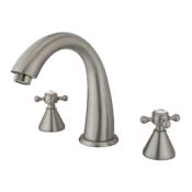 Kingston Brass Deck Mounted Roman Tub Filler Brushed Nickel