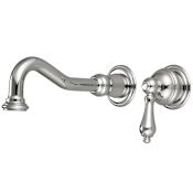 Kingston Brass Vintage 1.2 GPM Wall Mounted Single Hole Bathroom Faucet Polished Chrome