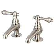 Kingston Brass Restoration 1.2 GPM Basin Tap Faucet with Metal Lever Handles Brushed Nickel