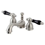 Kingston Brass Duchess 1.2 GPM Widespread Bathroom Faucet with Pop-Up Drain Assembly Brushed Nickel