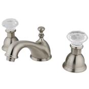 Kingston Brass Celebrity 1.2 GPM Widespread Bathroom Faucet with Pop-Up Drain Assembly Brushed Nickel