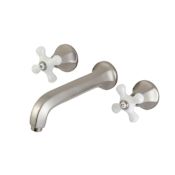 Kingston Brass Metropolitan Wall Mounted Tub Filler Brushed Nickel