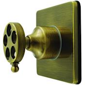 Kingston Brass Wendell Single Handle 6 Function Diverter Valve Trim Antique Brass