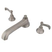 Kingston Brass Deck Mounted Roman Tub Filler Brushed Nickel