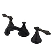 Kingston Brass Royale 1.2 GPM Widespread Bathroom Faucet with Pop-Up Drain Assembly Oil Rubbed Bronze