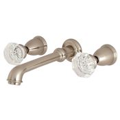 Kingston Brass Celebrity Wall Mounted Roman Tub Filler Brushed Nickel