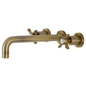 Kingston Brass Essex Wall Mounted Tub Filler Antique Brass