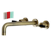 Kingston Brass Kaiser Wall Mounted Tub Filler Antique Brass