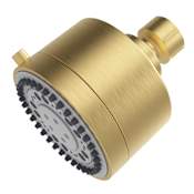 Kingston Brass Vilbosch 1.5 GPM Multi Function Shower Head with 36 Spray Nozzles Brushed Brass
