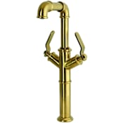 Kingston Brass Whitaker 1.2 GPM Single Hole Bathroom Faucet Brushed Brass