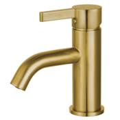 Kingston Brass Continental 1.2 GPM Single Hole Bathroom Faucet with Pop-Up Drain Assembly Brushed Brass