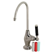 Kingston Brass Water Onyx 2.0 GPM Cold Water Dispenser Faucet - Includes Escutcheon Black Stainless Steel