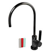 Kingston Brass Water Onyx 1.7 GPM Cold Water Dispenser Faucet Black Stainless Steel