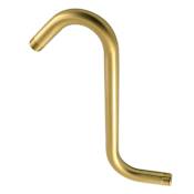 Kingston Brass Trimscape 10" S-Shape Shower Arm Brushed Brass