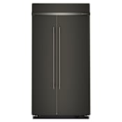 KitchenAid 41 Inch Wide 25.5 Cu. Ft. Side By Side Refrigerator with FreshFlow Air Filter and Max Cool Black Ore