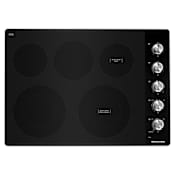 KitchenAid 30 Inch Wide Built-In Electric Cooktop Stainless Steel