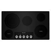 KitchenAid 36 Inch Wide Built-In Electric Cooktop Stainless Steel