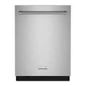 KitchenAid 24 Inch Wide 16 Place Setting Energy Star Rated Built-In Top Control Dishwasher with Fan-Enabled ProDry™ System Stainless Steel