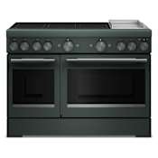 KitchenAid 48 Inch Wide Free Standing, Slide In Induction Range with Air Fry and Even-Heat True Convection Juniper