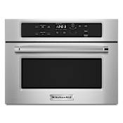 KitchenAid 24 Inch Wide 1.4 Cu. Ft. Built-In Microwave with 1000W Cooking Power Stainless Steel