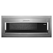 KitchenAid 1000 Watt Built-In Low Profile Microwave with Slim Trim Kit Stainless Steel
