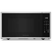 KitchenAid 22 Inch Wide 1.6 Cu. Ft. 1200 Watt Fingerprint Resistant Countertop Microwave with Sensor Functions and Steam-Clean PrintShield Stainless