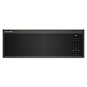 KitchenAid 30 Inch Wide 1.1 Cu. Ft. 1000 Watts Over the Range Microwave with Dual Fan Ventilation System and Sensor Cooking Functions Black Ore