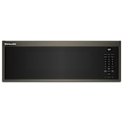 KitchenAid 30 Inch Wide 1.1 Cu. Ft. 1000 Watts Over the Range Microwave with Dual Fan Ventilation System and Sensor Cooking Functions Black Stainless