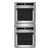 KitchenAid 24 Inch Wide 5.8 Cu. Ft. Double Electric Wall Oven with True Convection Fingerprint Resistant Stainless Steel