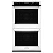 KitchenAid 30 Inch Wide Electric 10.0 Cu. Ft. Double Wall Oven with Even-Heat True Convection Upper and Lower Oven White