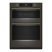 KitchenAid 30 Inch Wide 6.4 Cu. Ft. Electric Oven and Microwave Combo with Intelligent Cooking Camera Black Ore