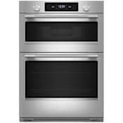 KitchenAid 30 Inch Wide 6.4 Cu. Ft. Fingerprint Resistant Electric Oven and Microwave Combo PrintShield Stainless