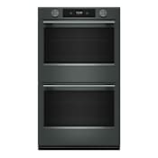 KitchenAid 30 Inch Wide Electric Double Oven with Even-Heat True Convection and Steam Bake with Tray Juniper