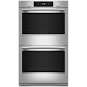 KitchenAid 30 Inch Wide 10 Cu. Ft. Fingerprint Resistant Electric Double Oven PrintShield Stainless