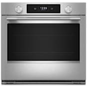 KitchenAid 27 Inch Wide Fingerprint Resistant Electric Single Oven with Even-Heat True Convection and Proofing Mode PrintShield Stainless