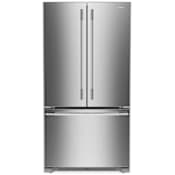 KitchenAid 36 Inch Wide 20 Cu. Ft. Energy Star Certified Fingerprint Resistant French Door Refrigerator with Max Cool and Crisper Bins PrintShield Stainless