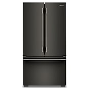 KitchenAid 36 Inch Wide 24.8 Cu. Ft. Energy Star Certified French Door Refrigerator Black Ore