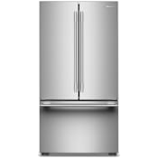 KitchenAid 36 Inch Wide 24.8 Cu. Ft. Energy Star Certified Fingerprint Resistant French Door Refrigerator PrintShield Stainless