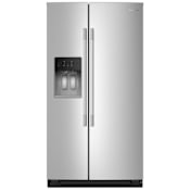 KitchenAid 36 Inch Wide 20.8 Cu. Ft. Energy Star Certified Fingerprint Resistant Side By Side Refrigerator Fingerprint Resistant Stainless Steel
