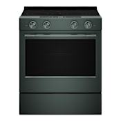 KitchenAid 30 Inch Wide 5.3 Cu. Ft. Energy Star Certified Free Standing, Slide In Electric Range with Air Roast and Proof Mode Juniper