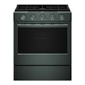 KitchenAid 30 Inch Wide 5 Cu. Ft. Free Standing, Slide In Gas Range with Air Roast and Proof Mode Juniper
