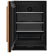 KitchenAid 24 Inch Wide 5 Cu. Ft. Panel Ready Left Hinge Compact Freezerless Refrigerator with Door Alarm and Glass Shelves Panel Ready