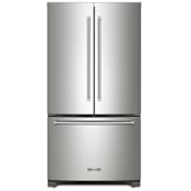 KitchenAid 36 Inch Wide 20 Cu. Ft. Energy Star Certified Fingerprint Resistant French Door Refrigerator with ExtendFresh Temperature Management Fingerprint Resistant Stainless Steel