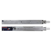 Knape and Vogt 8650FM Series 18 Inch Full Extension Side Mount Ball Bearing Drawer Slide with 150 lbs. Weight Capacity - Set of 2 Zinc