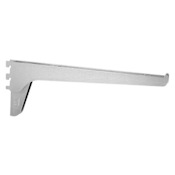 Knape and Vogt 85 Series 14 Inch Long Double Slotted Shelf Bracket with 680 lbs Weight Capacity Anochrome