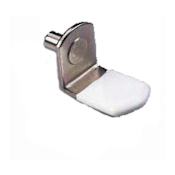 Knape and Vogt 11/16 Inch Long Shelf Support Peg with Rubber Cushion - Pack of 100 White
